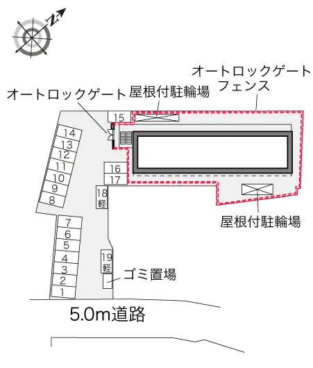 京都市南区吉祥院西ノ茶屋町 月極駐車場